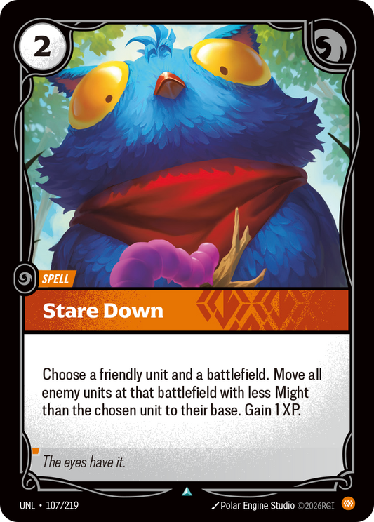UNL-107/219 Stare Down | Uncommon