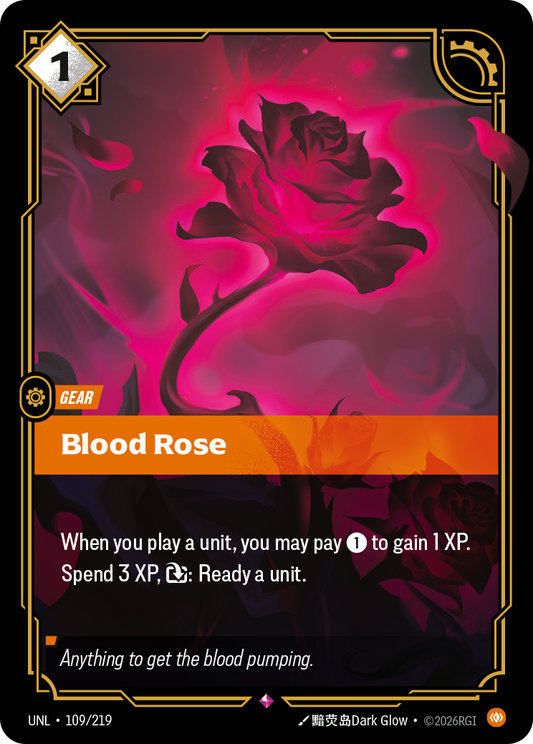 UNL-109/219 Blood Rose | Rare