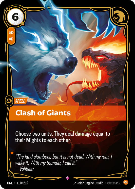 UNL-110/219 Clash of Giants | Rare