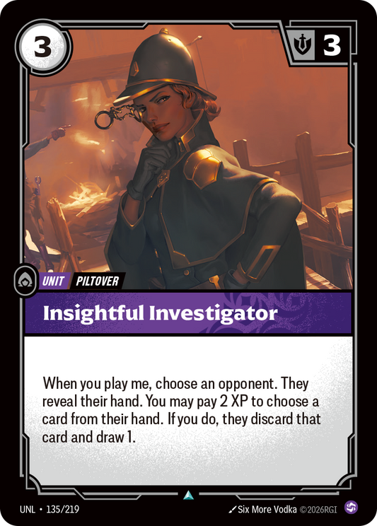 UNL-135/219 Insightful Investigator | Uncommon