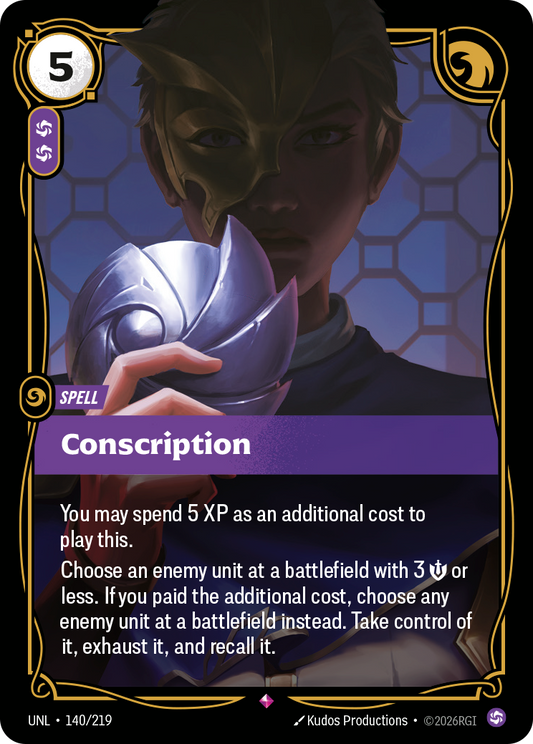 UNL-140/219 Conscription | Rare