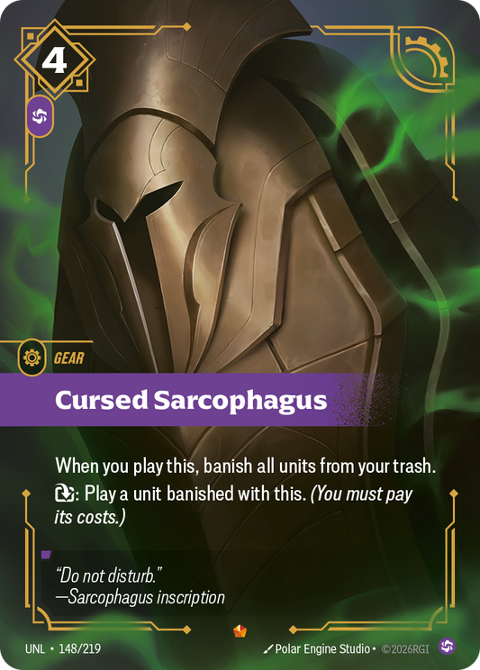 UNL-148/219 Cursed Sarcophagus | Epic