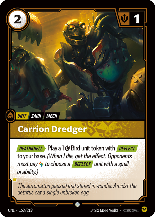 UNL-153/219 Carrion Dredger | Common