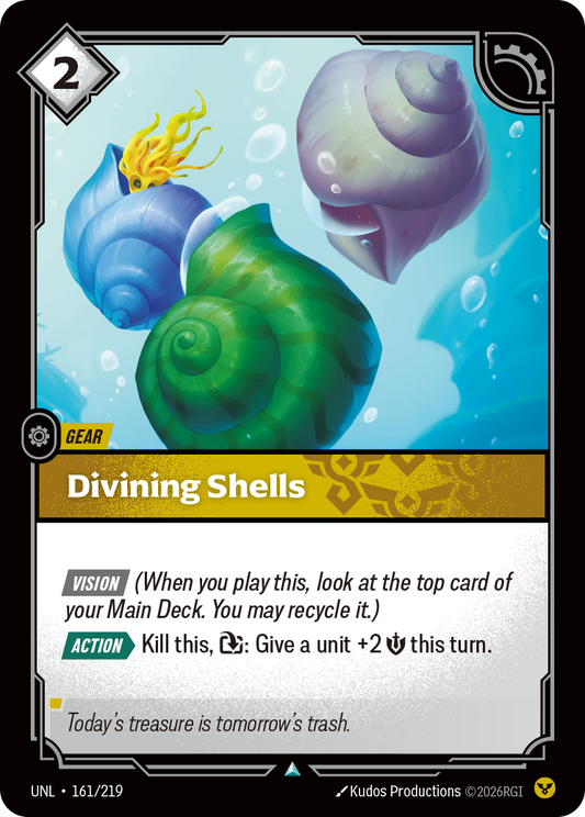 UNL-161/219 Divining Shells | Uncommon
