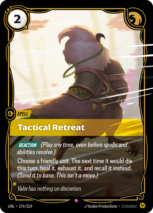 UNL-175/219 Tactical Retreat | Rare