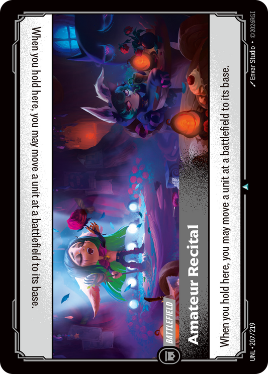 UNL-207/219 Amateur Recital | Uncommon