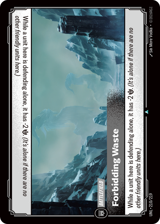 UNL-210/219 Forbidding Waste | Uncommon