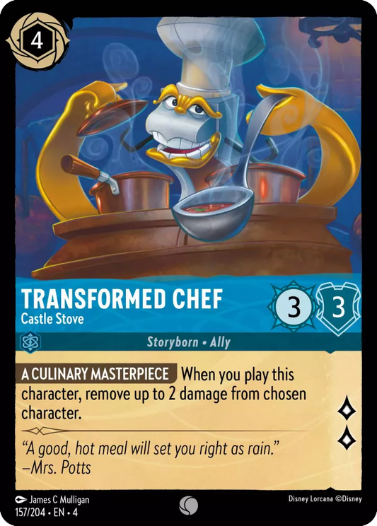Set 4-157 | Transformed Chef - Castle Stove | Common
